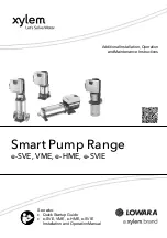 Xylem LOWARA e-SVE Additional Installation, Operation And Maintenance Instructions preview