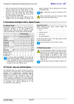 Preview for 22 page of Xylem Lowara LS Series Installation,Operation And Maintenance Instruction