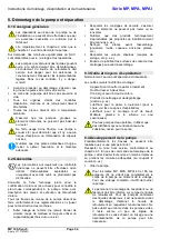 Предварительный просмотр 58 страницы Xylem Lowara MP Installation, Operation And Maintenance Instructions