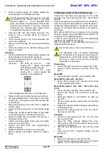 Предварительный просмотр 92 страницы Xylem Lowara MP Installation, Operation And Maintenance Instructions
