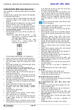 Предварительный просмотр 98 страницы Xylem Lowara MP Installation, Operation And Maintenance Instructions