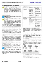 Предварительный просмотр 102 страницы Xylem Lowara MP Installation, Operation And Maintenance Instructions