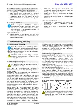 Предварительный просмотр 19 страницы Xylem Lowara  MPV 100.2 Installation, Operation And Maintenance Instructions