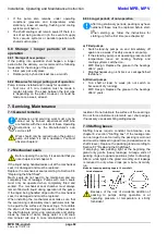 Предварительный просмотр 86 страницы Xylem Lowara  MPV 100.2 Installation, Operation And Maintenance Instructions