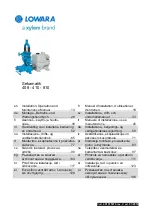 Xylem LOWARA Sekamatik 408 Series Installation, Operation And Maintenance Manual предпросмотр