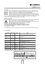 Предварительный просмотр 2 страницы Xylem Lowara Servitec Installation, Operating And Maintenance Instructions