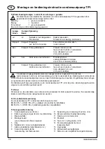 Предварительный просмотр 18 страницы Xylem LOWARA TP1 Installation And Operating Instructions Manual