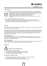 Preview for 3 page of Xylem LOWARA Operating And Maintenance Instructions