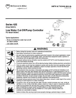 Xylem McDonnell & Miller 42S-N Series Instruction Manual preview