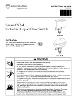 Xylem McDonnell & Miller FS7-4 Series Instruction Manual предпросмотр