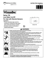 Xylem McDonnell & Miller GUARD DOG 750-MT-120 Instruction Manual preview