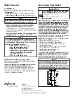 Предварительный просмотр 8 страницы Xylem McDonnell & Miller MM-243D Instruction Manual