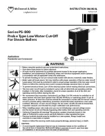 Xylem McDonnell and Miller PS-800 Series Instruction Manual preview