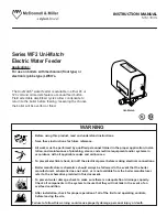 Xylem McDonnell & Miller Uni-Match WF2 Series Instruction Manual preview