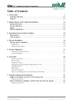 Preview for 3 page of Xylem MJK Oxix Installation And User Manual