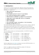 Preview for 7 page of Xylem MJK Oxix Installation And User Manual