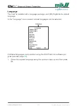 Preview for 73 page of Xylem MJK Oxix Installation And User Manual