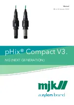 Предварительный просмотр 1 страницы Xylem MJK pHix Compact V3 NG Manual