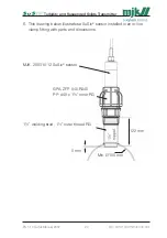 Preview for 20 page of Xylem MJK SuSix Installation And User Manual