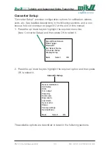 Preview for 58 page of Xylem MJK SuSix Installation And User Manual