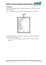 Preview for 80 page of Xylem MJK SuSix Installation And User Manual