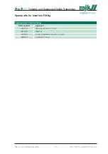 Preview for 88 page of Xylem MJK SuSix Installation And User Manual