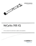 Preview for 1 page of Xylem NiCaVis 705 IQ Operating Manual