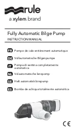 Xylem Rule LoPro LP900S Instruction Manual предпросмотр