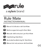 Xylem Rule Mate RM500A Instruction Manual preview