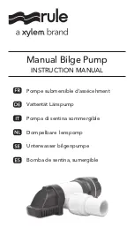 Preview for 1 page of Xylem rule RLP900D Instruction Manual