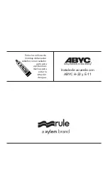 Preview for 58 page of Xylem rule RLP900D Instruction Manual