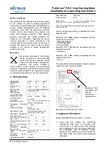 Preview for 4 page of Xylem Sensus PolluCom F/S C Installation And Operating Instructions Manual