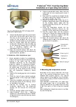 Preview for 8 page of Xylem Sensus PolluCom F/S C Installation And Operating Instructions Manual