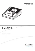 Xylem SI Analytics Lab 955 Operating Manual предпросмотр