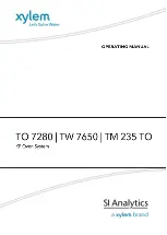 Preview for 1 page of Xylem SI Analytics TM 235 TO Operating Manual