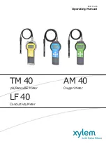 Xylem TM 40 Operating Manual preview