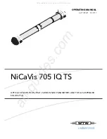 Xylem WTW NiCaVis 705 IQ TS Operating Manual preview