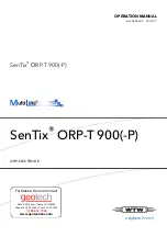 Xylem WTW SenTix ORP-T 900 Operation Manual предпросмотр