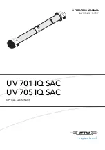 Xylem WTW UV 701 IQ SAC Instructions Manual preview