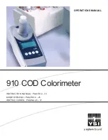 Xylem YSI 910 COD Instruction Manual preview