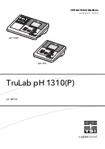 Xylem YSI pH 1310P Operation Manual preview