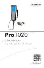 Предварительный просмотр 1 страницы Xylem YSI Pro1020 User Manual