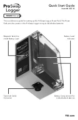 Xylem YSI ProSwap Logger Power Pack Quick Start Manual preview