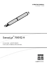 Preview for 1 page of Xylem YSI ViSolid 700 IQ Operating Manual