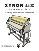 Xyron 4400 Step-By-Step Manual preview