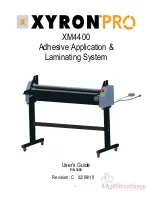 Предварительный просмотр 2 страницы Xyron XM4400 Instruction Manual