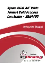 Xyron XRN4400 Instruction Manual preview