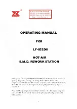 Xytronic LF-852DII Operating Manual preview