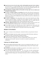 Preview for 4 page of Xytronic LF-853D Operating Manual