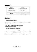 Предварительный просмотр 5 страницы Xytronic LF-988D+ Manual